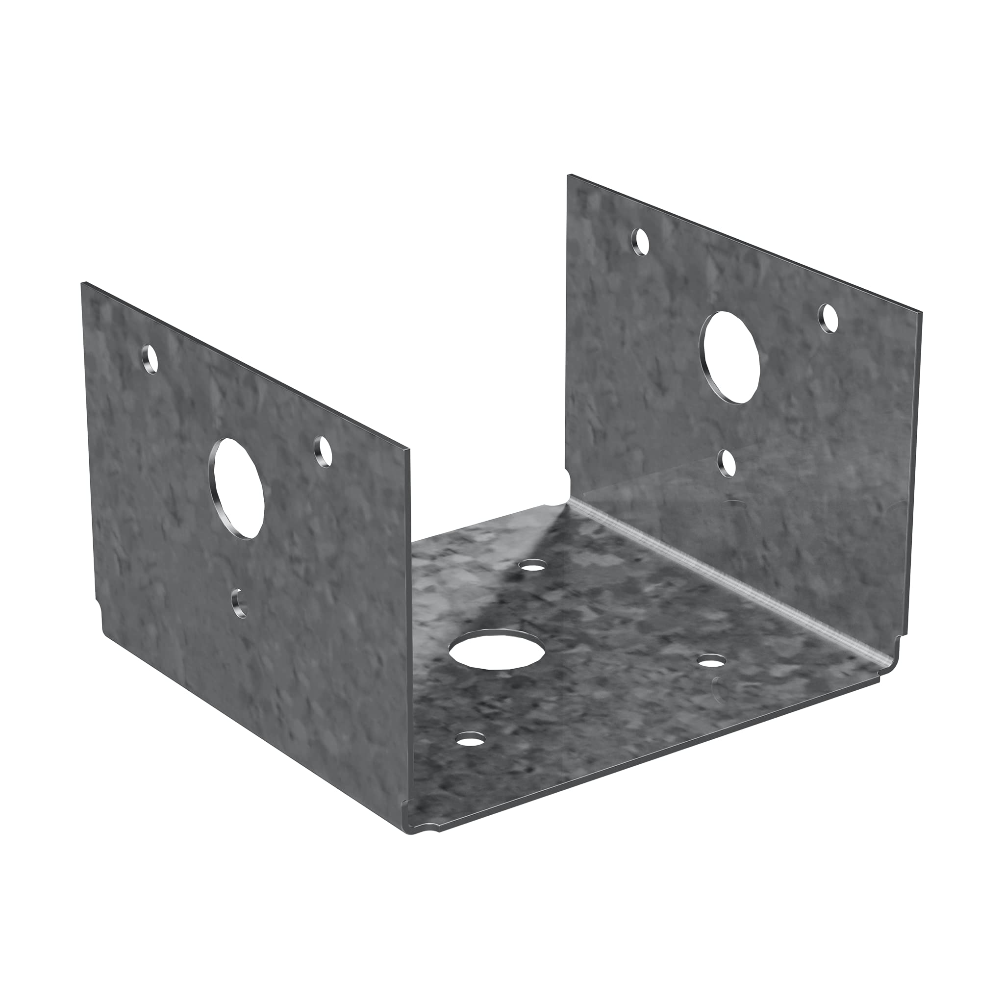 Simpson Strong-Tie BC40Z BC ZMAX Galvanized Post Base for 4x4 Wood - Heavy Duty Construction Bracket (Pack of 50) - Perfect for Deck Building, Fence Posts, and Outdoor Structure Support
