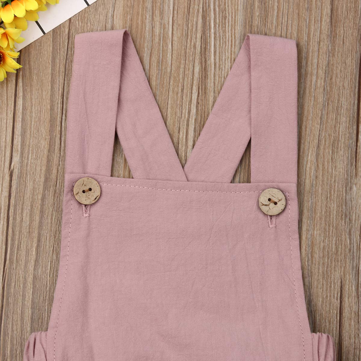 Organic Baby Girl Romper - Soft Cotton One-Piece Jumpsuit for Newborns & Toddlers | Summer Sunsuit Outfit for Playtime, Beach & Outdoor Activities