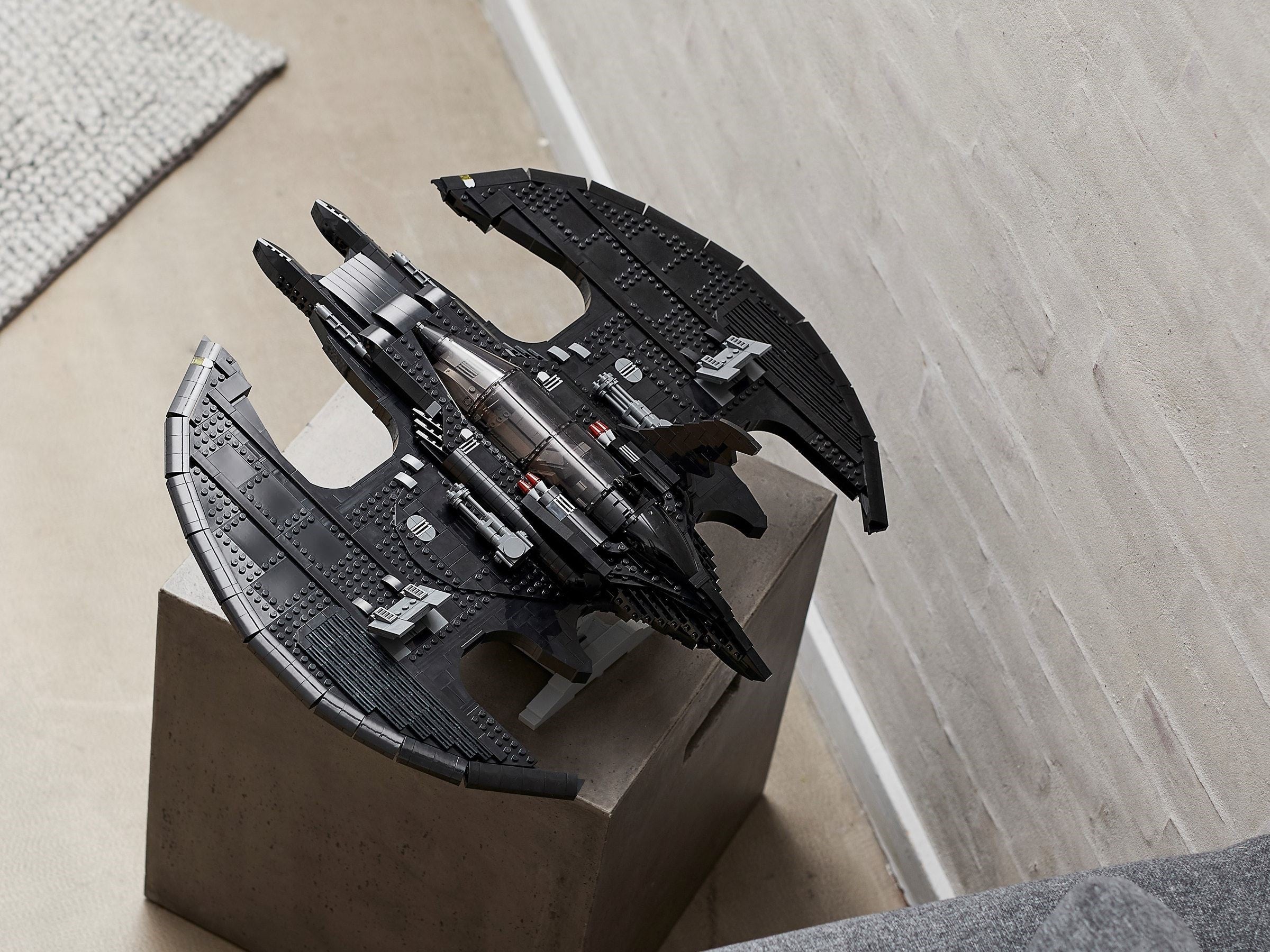 LEGO 76161 1989 Batwing Building Set - Batman Themed Collectible Model Kit for Adults & Kids - Perfect for Superhero Fans & Home Display Decor