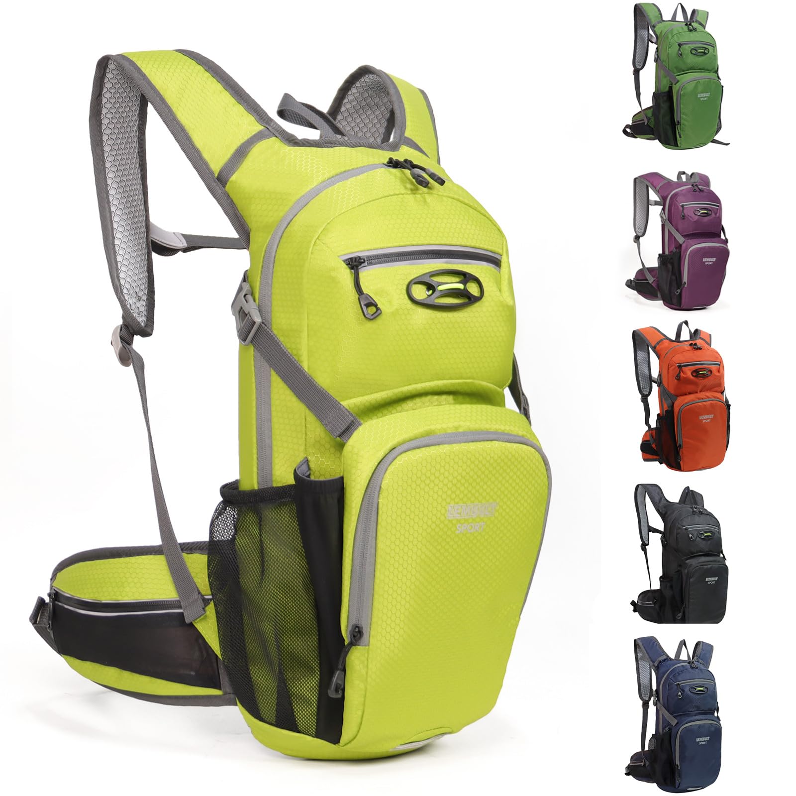 Waterproof 15L Lightweight Hiking Backpack - Durable Daypack for Biking, Skiing, Snowboarding, Running & Cycling | Perfect for Outdoor Adventures, Commuting & Travel