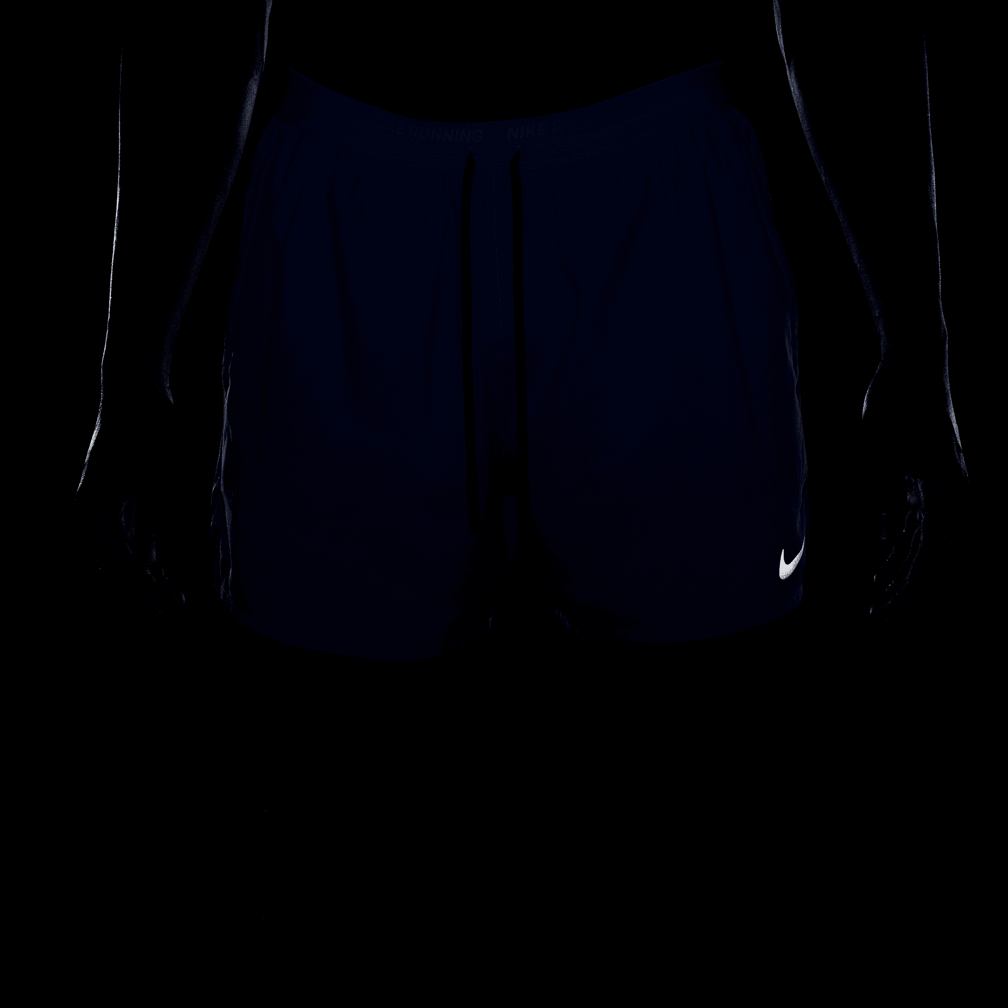 Nike Men's DRI-FIT Stride 5 Running Shorts - Breathable Quick-Dry Athletic Shorts with Reflective Details (Game Royal/Black/Silver) - Perfect for Jogging, Gym Workouts & Outdoor Sports