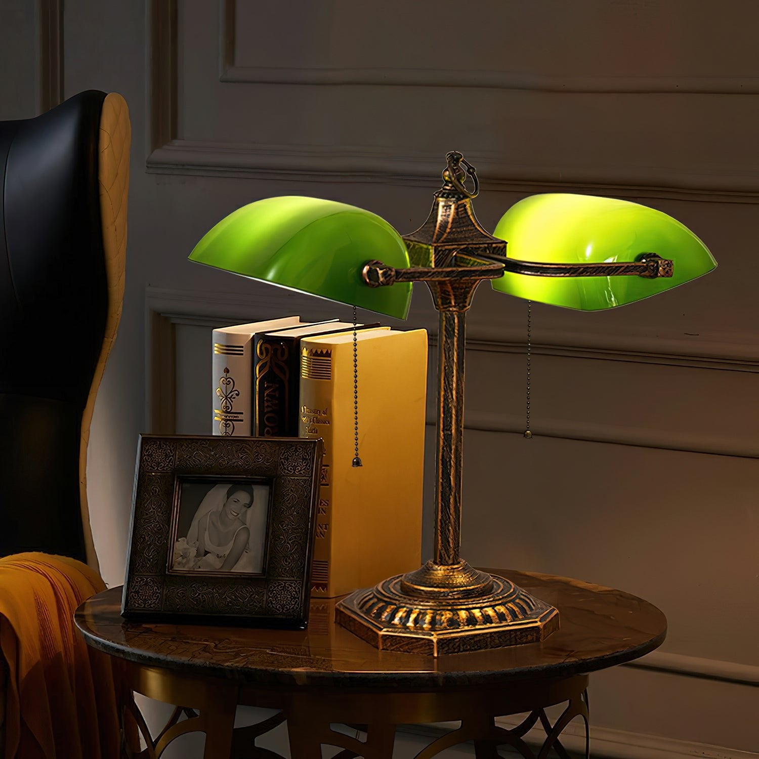 Elegant Jade Collection Table Lamp - Handcrafted Home Decor for Living Room, Bedroom & Office - Perfect for Reading, Relaxing & Creating Ambiance