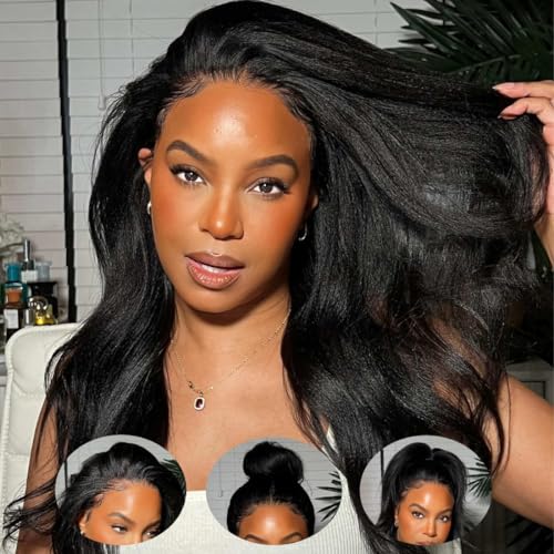 13x4 kinky straight natural color
