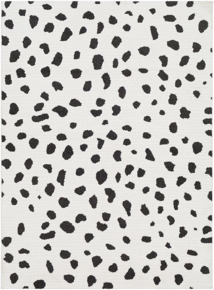 Mark&Day 5x7 Aadhya Global Black & White Area Rug - Soft Modern Carpet for Living Room, Bedroom, Kitchen - Perfect for Home Decor & High Traffic Areas (5'3