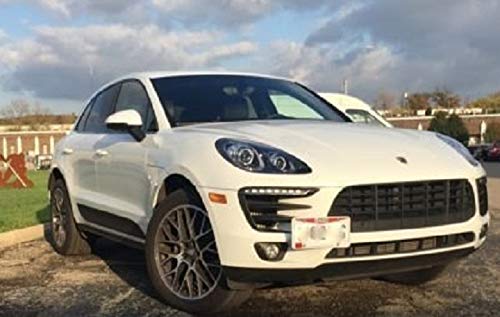 Porsche Macan Front Bumper Tow Hook License Plate Bracket (2015-2016) - Off-Road & Track Use