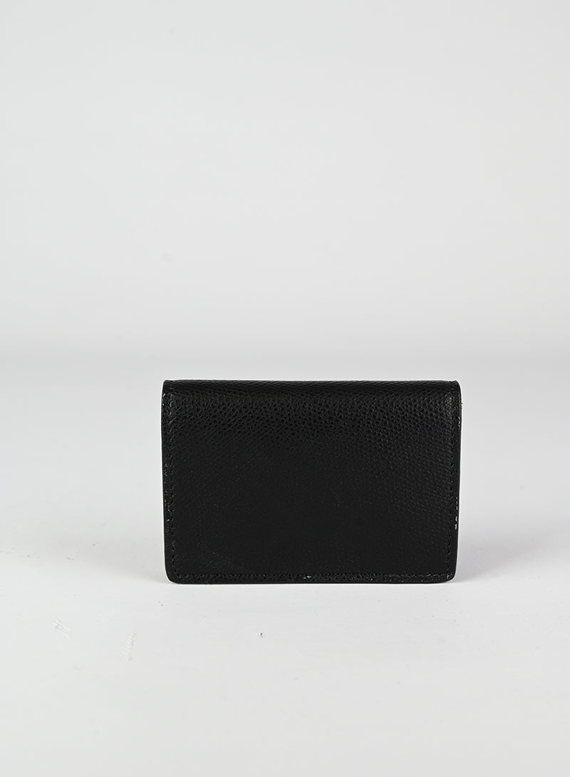 Fendi Leather Card Holder in Black - Stylish & Compact Wallet for Credit Cards, ID & Cash - Perfect for Everyday Use & Travel