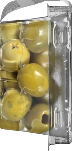 Fresh Pitted Castelvetrano Olives - 4.4 oz Jar | Premium Italian Green Olives for Salads, Charcuterie Boards & Mediterranean Recipes