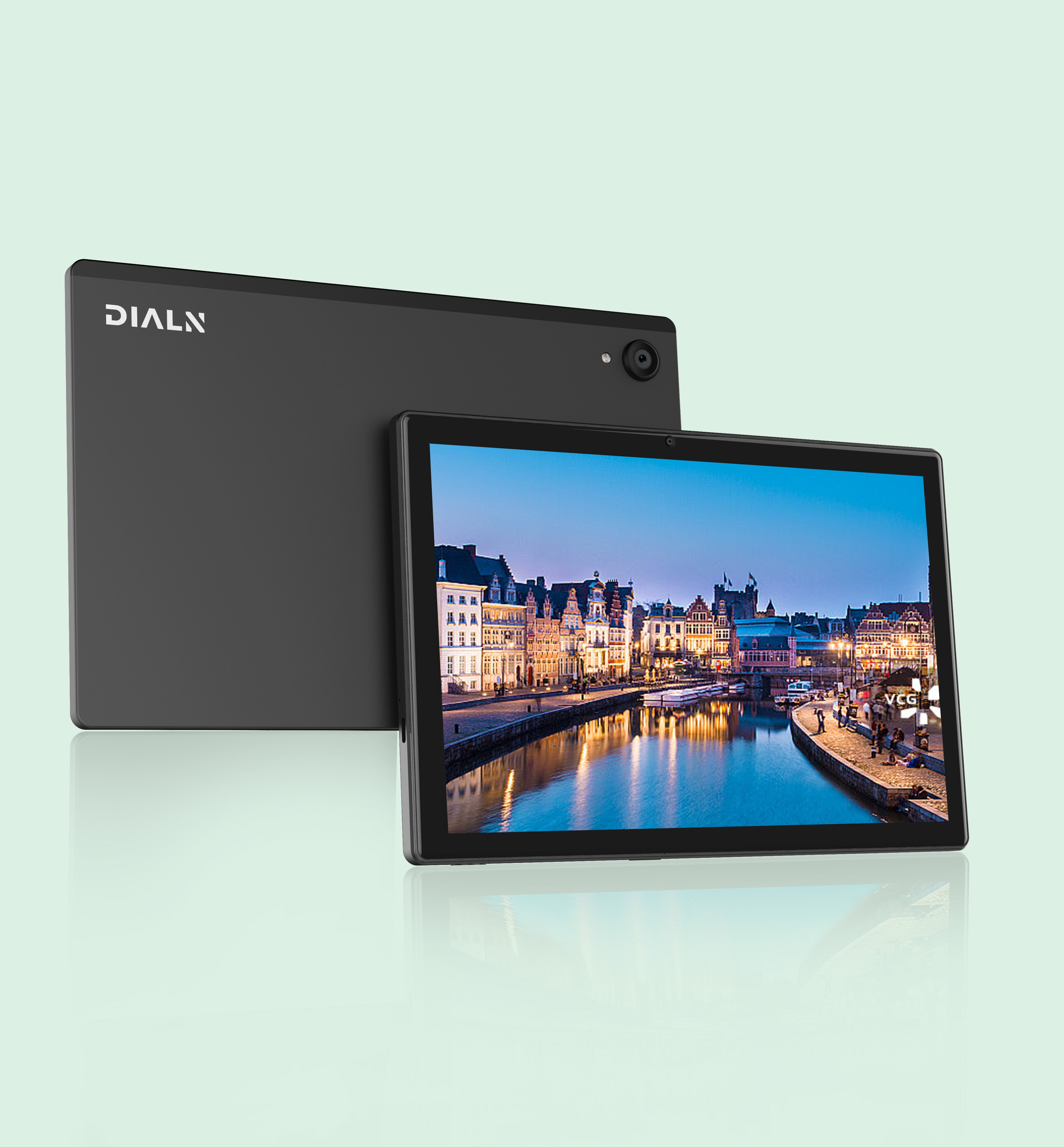 DIALN S10 4G LTE Android Tablet - 10.1 Inch HD Display, 64GB Storage, Dual SIM, GPS - Perfect for Work, Travel & Entertainment