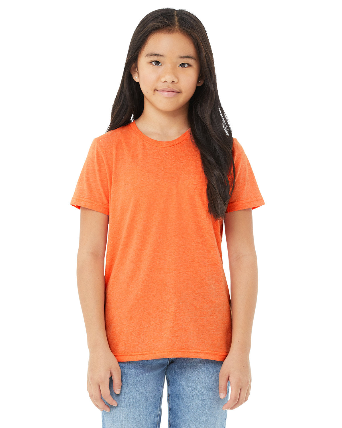 Bella + Canvas 3413Y Youth Triblend Short Sleeve T-Shirt - Soft & Comfortable Kids Tee for School, Sports & Everyday Wear