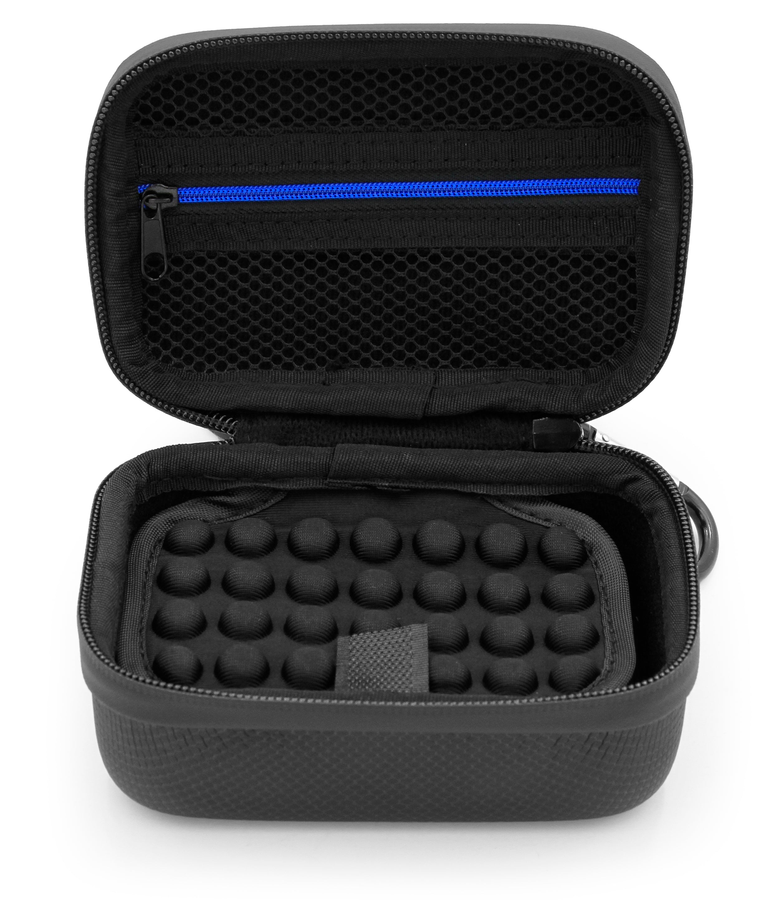CASEMATIX Hard Shell Travel Case for Zoleo Satellite Communicator - Protective Carrying Case with Wrist Strap for Satellite Messenger (Black) - Perfect for Hiking, Camping & Outdoor Adventures