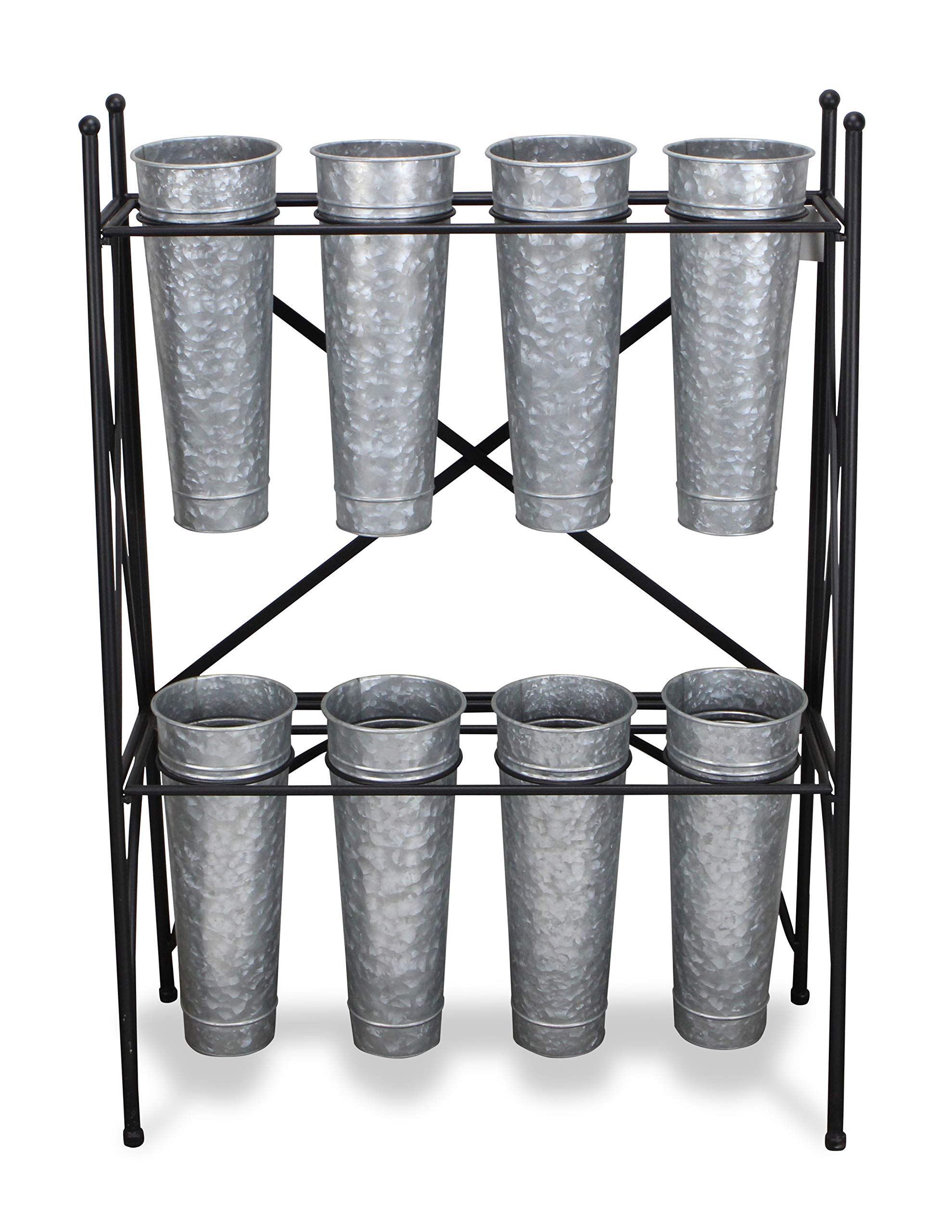 Cheungs 8-Tier Galvanized Metal Plant Stand - 29