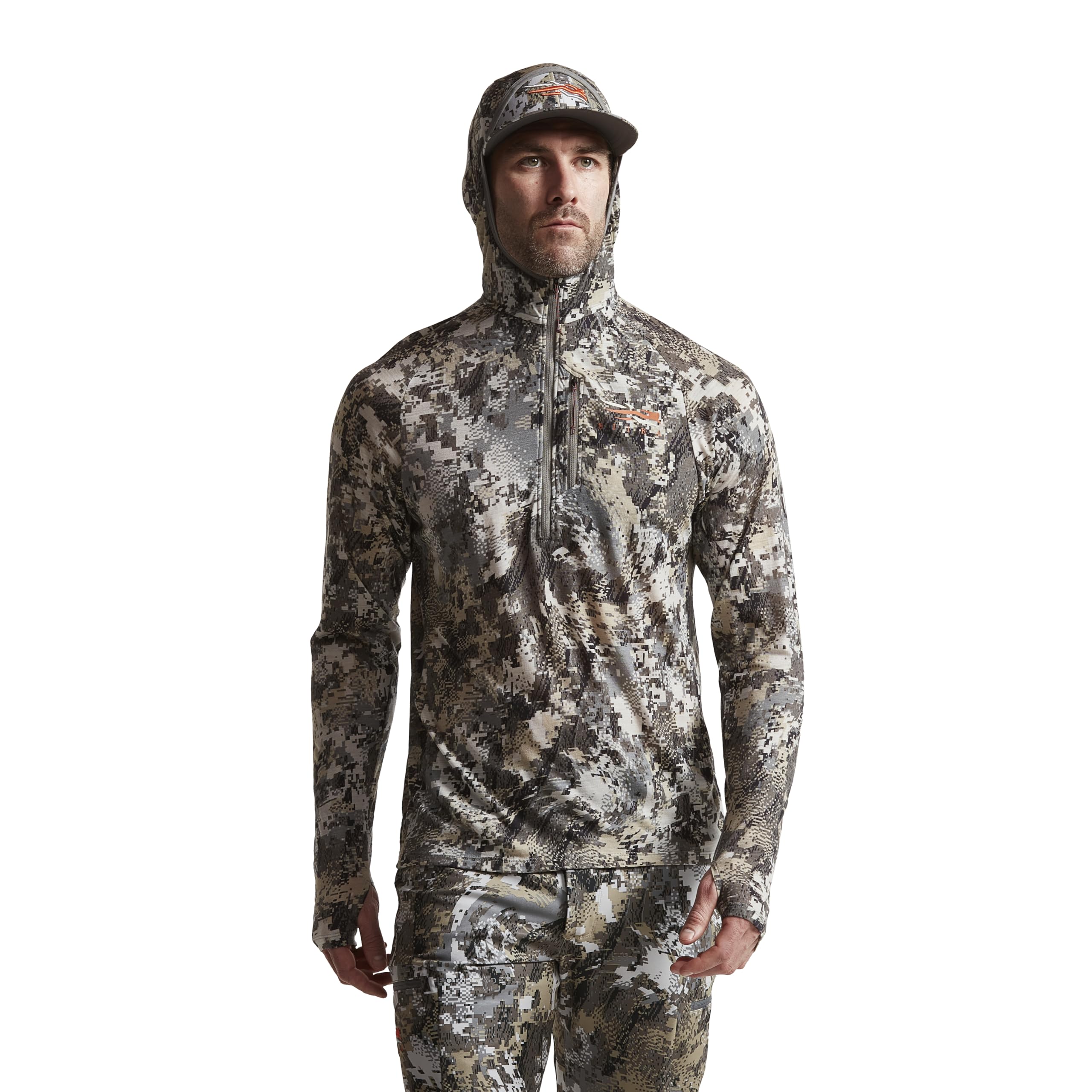 SITKA Gear Men's Core Merino 120 Hoody - Lightweight Merino Wool Base Layer for Hunting & Outdoor Activities - Perfect for Cold Weather Hiking, Camping & Backpacking