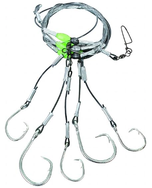 Calcutta Deep Drop Rig Saltwater Fishing Lure with Shank Circle Hook - Perfect for Offshore Bottom Fishing & Deep Sea Angling