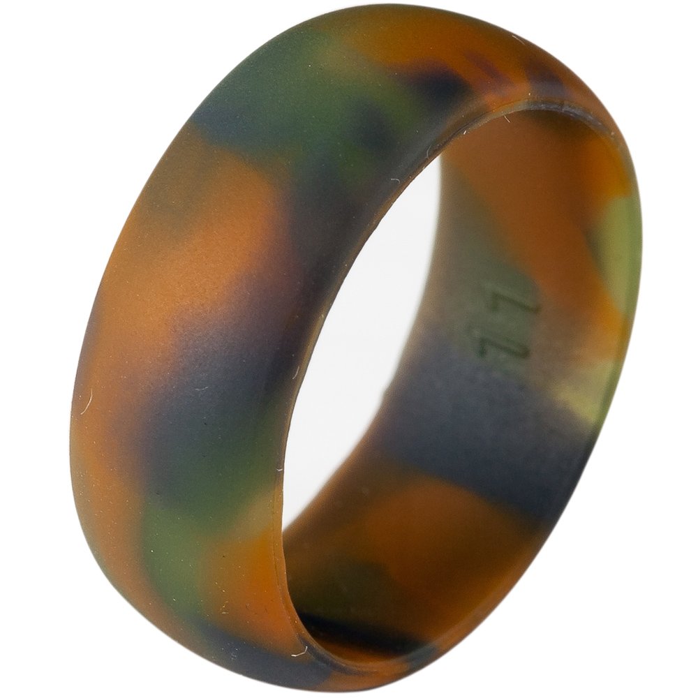 Jude Jewelers 5 Pack Rubber Silicone Rings Size 4-15 | Flexible Wedding Bands for Men & Women | Perfect for Outdoor Activities, Gym Workouts & Water Sports