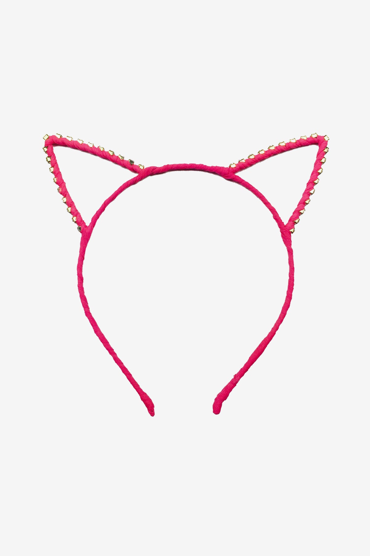 Pink Cat Ear Headband for Women - Cute Kawaii Hair Accessories for Cosplay, Halloween, and Daily Wear