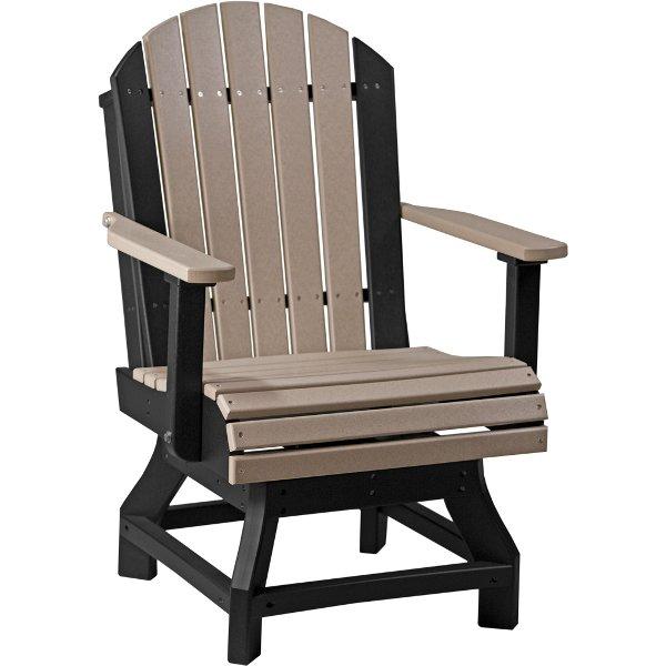 **Adirondack Swivel Bar Stool - Outdoor & Indoor Patio Furniture - Perfect for Backyard, Deck, or Poolside Relaxation**