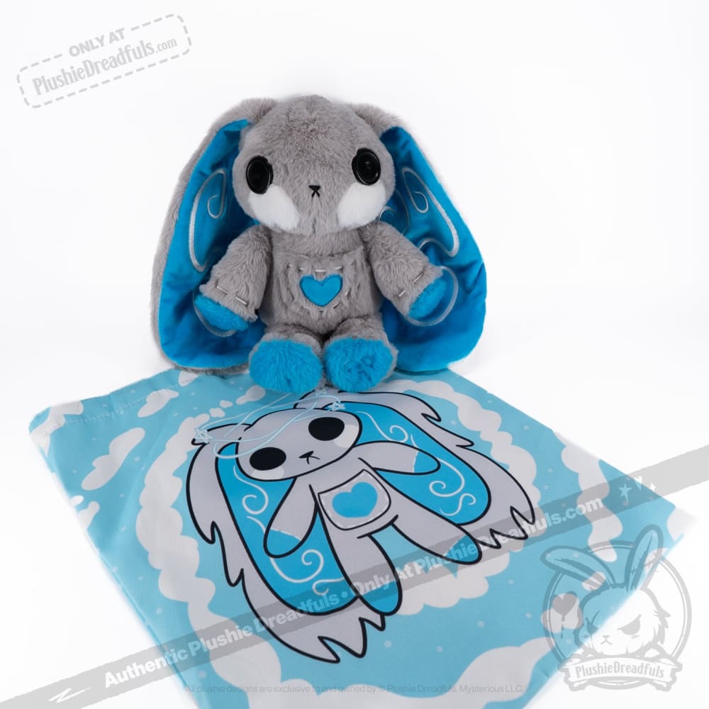 Plushie Dreadfuls Asthma Rabbit V2 - Soft Stuffed Animal Toy for Kids with Asthma Awareness | Cute Comfort Plush for Bedroom Decor, Gift for Children with Breathing Conditions