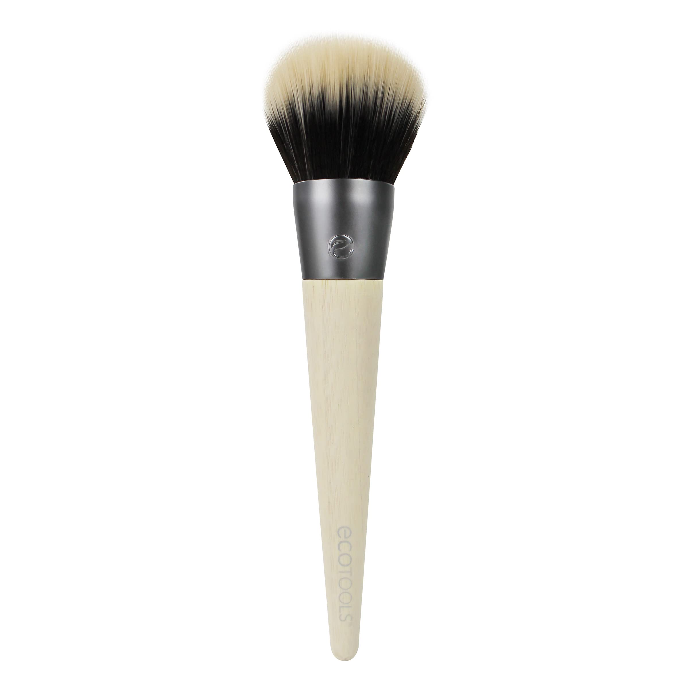 EcoTools Vegan Blending & Bronzing Makeup Brush Set - Soft Cruelty-Free Kabuki Brush for Foundation, Contouring & Highlighting - Perfect for Everyday Makeup & Professional Makeup Artist Kit