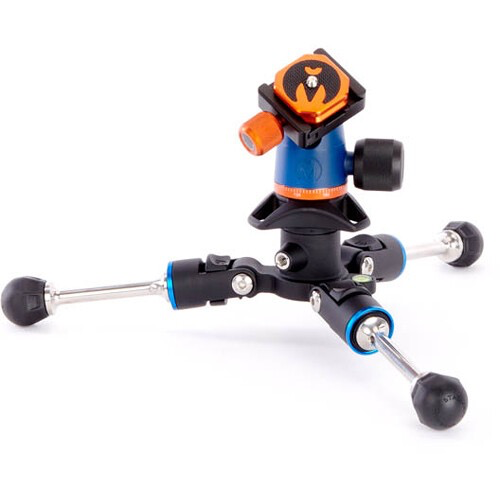 3 Legged Thing Punks Corey 2.0 Magnesium Alloy Tripod with AirHed Neo 2.0 Ball Head (Blue) - Professional Camera Tripod for Photography, Videography & Travel - Lightweight & Durable Tripod for DSLR, Mirrorless & Action Cameras