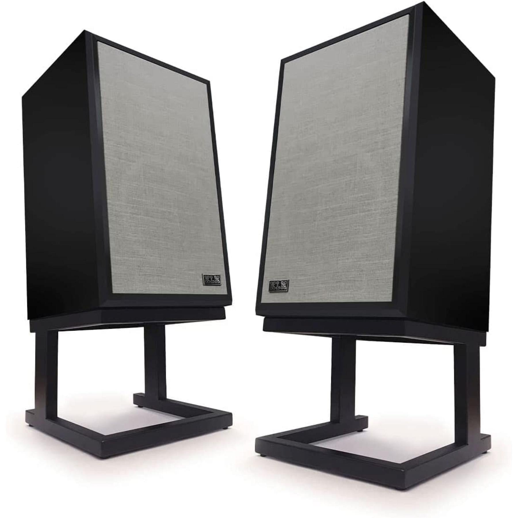 KLH Model Three Premium Bookshelf Speakers - High Fidelity Sound for Home Audio, Studio & Gaming - Compact Design for Small Spaces & Bookshelves