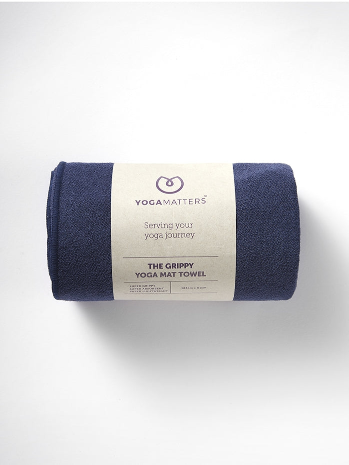 Yogamatters Non-Slip Yoga Mat Towel - Pack of 12 | Premium Grip for Hot Yoga, Pilates & Home Workouts
