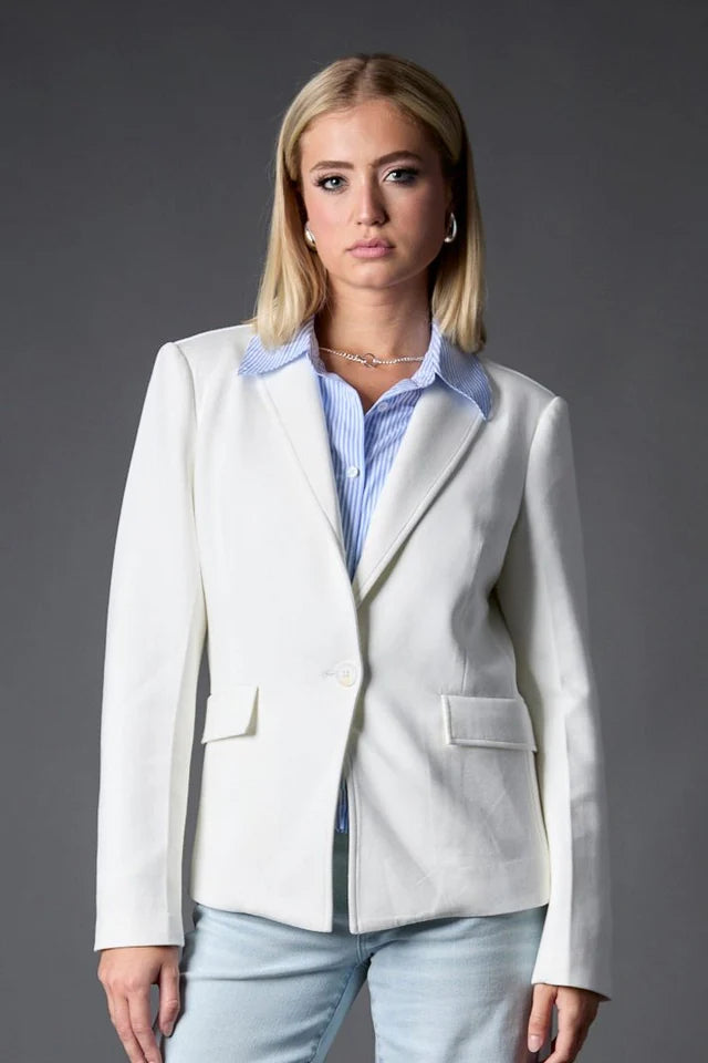 Stylish Helen Blazer with Detachable Shirt - Perfect for Office, Business Meetings & Formal Events | Women's Fashion Outerwear