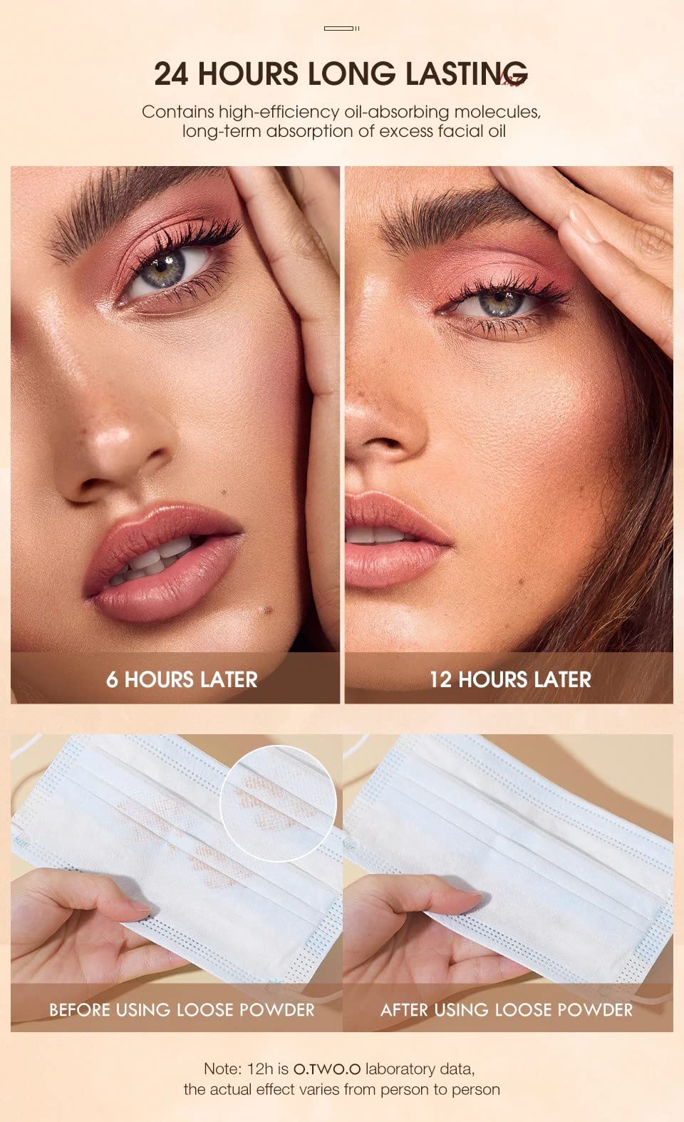 Banana Powder - Smooth Loose Face Powder for Oil Control & Flawless Makeup | Perfect for Setting Foundation & Reducing Shine All Day