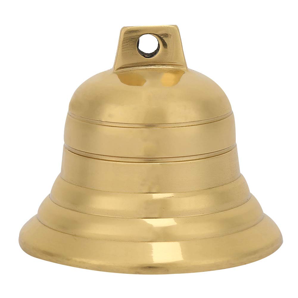 Zerodis 2 Inch Handheld Buddhist Bell - Feng Shui Mascot, Taoist Craft Art Decor, Meditation & Prayer Accessory for Home Altar, Yoga Studio & Spiritual Spaces