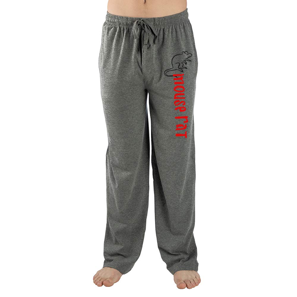 Mouse Rat Parks and Recreation Sitcom Inspired Men's Pants - Comfortable Casual Wear for TV Fans, Lounge & Cosplay