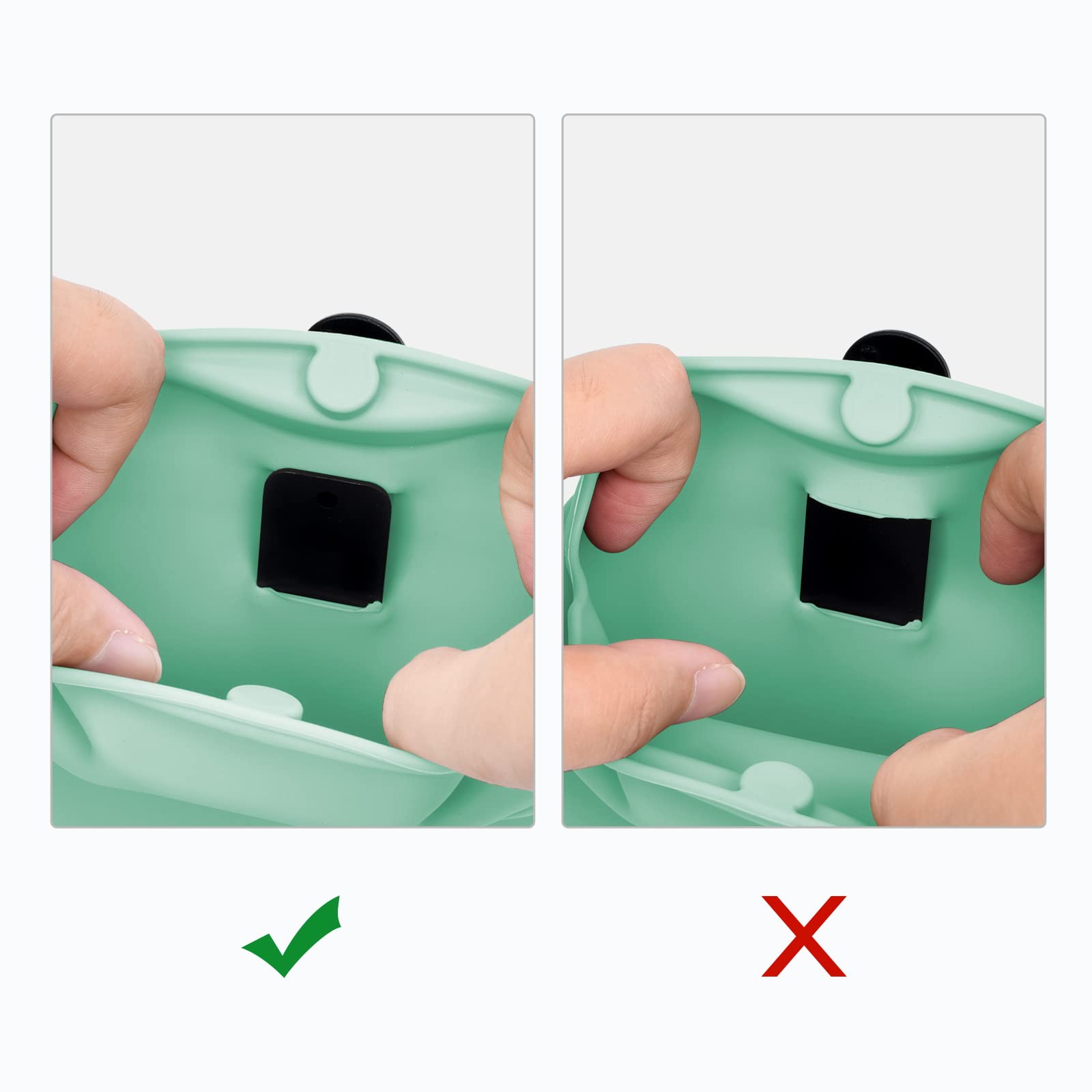 Left & Right Dog Clicker Training Kit - Silicone Dog Treat Pouch with Magnetic Buckle & Waist Clip | Professional Dog Training Clickers for Obedience & Behavior | Perfect for Home Training, Outdoor Walks & Vet Visits