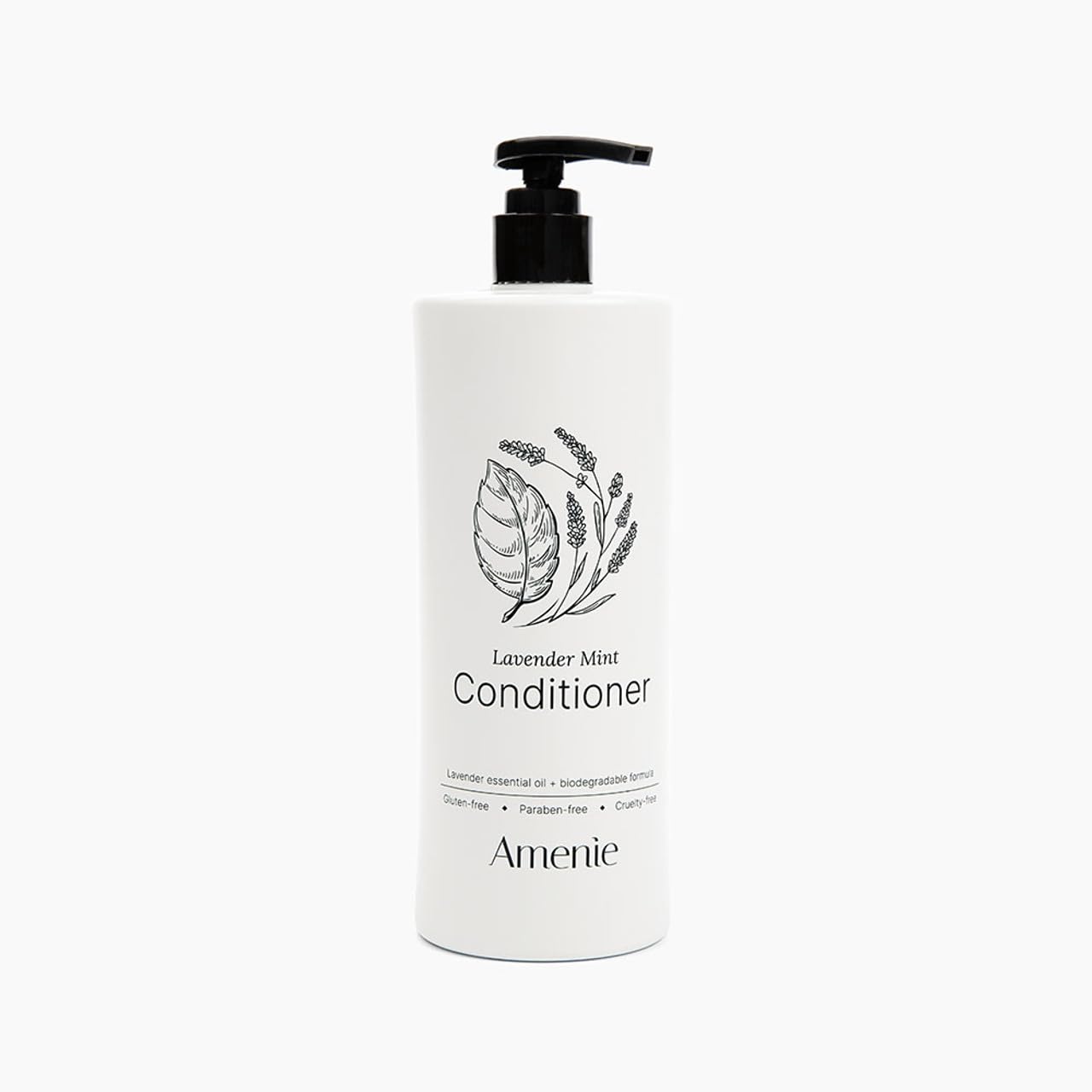 Lavender Mint Hydrating Hair Conditioner 16.2oz (480ml) - Moisturizing Conditioner for Soft Silky Hair in Eco-Friendly Luxury Dispenser | Ideal for Hotels, Spas, Guest Bathrooms & Home Use (Pack of 12)