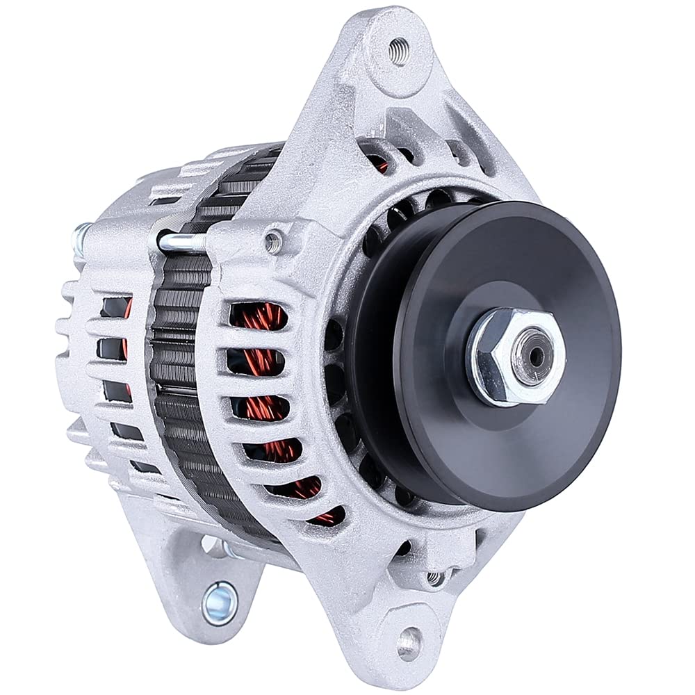 RAREELECTRICAL New Alternator for Samsung Excavator SE50-3 4TNE94 & Yanmar LR140-721C - Perfect Replacement Part for Construction Equipment & Heavy Machinery