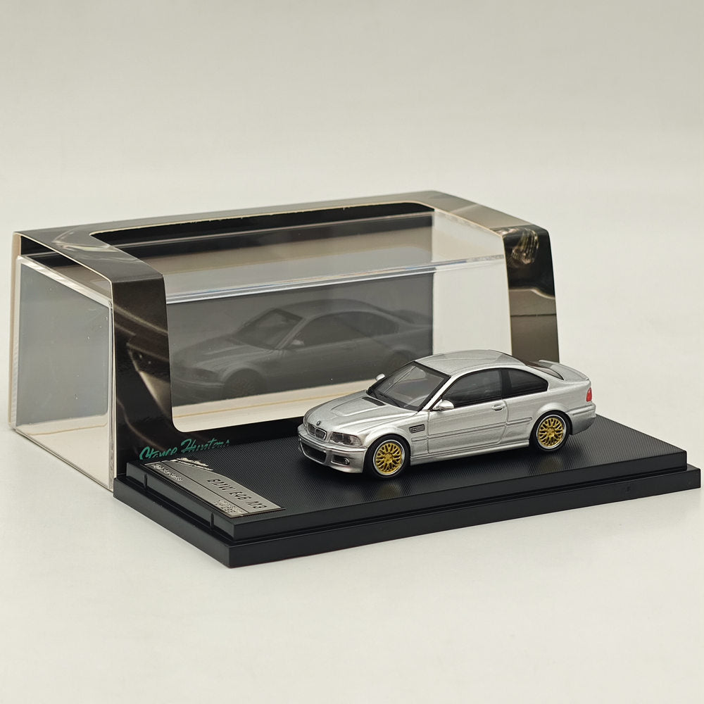 1:64 Scale BMW E46 M3 Silver Diecast Model Car - High Rev Series Collectible Toy for Adults & Kids - Perfect for Display, Gifts, and Racing Enthusiasts