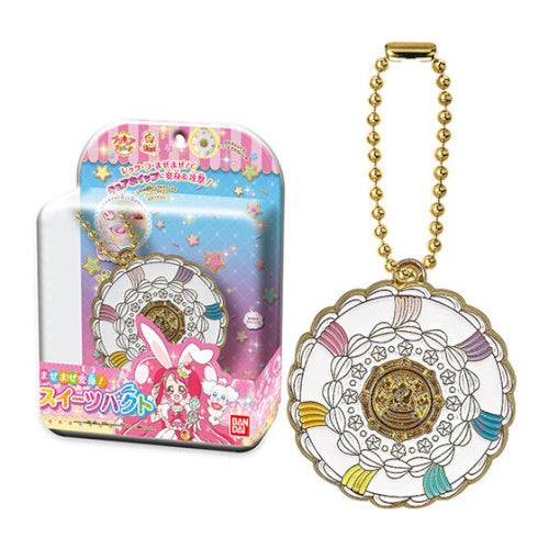 Precure All Stars Miniature Diecast Keychain Collection Vol. 03 - 1 Inch Bandai Anime Figure Keyring for Cosplay, Gift & Bag Decoration