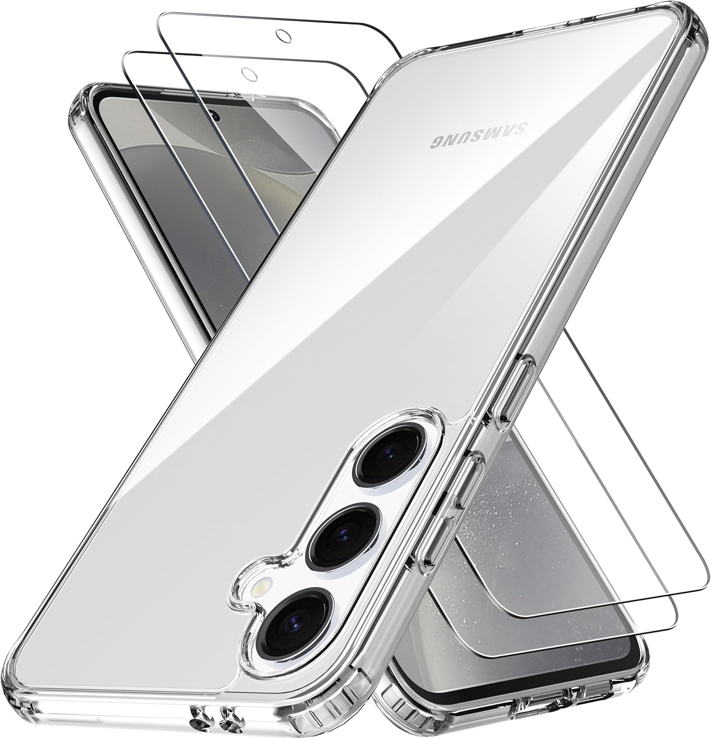 Samsung Galaxy S25 Clear Phone Case - Anti-Yellowing, Scratch-Resistant, Slim Fit Protective Cover for Everyday Use & Travel