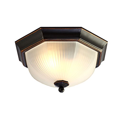Vintage Octagonal Ceiling Light Fixture - Classic American Country Style Kitchen, Dining Room, Bedroom & Balcony Lighting for Cozy Home Decor
