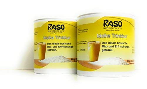 RASO Natural Whey Protein Powder 2 x 300g - Unflavored Pure Whey Supplement with No Additives or Artificial Flavors - Neutral Taste Whey for Smoothies, Baking & Post-Workout Recovery