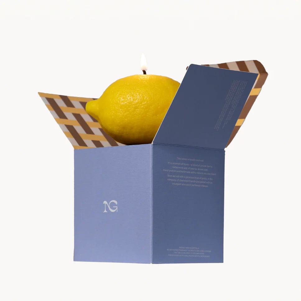 Refreshing Lemon Scented Soy Wax Candle - Natural Aromatherapy for Home, Office & Relaxation - Long Lasting Fragrance for Stress Relief & Mood Boosting