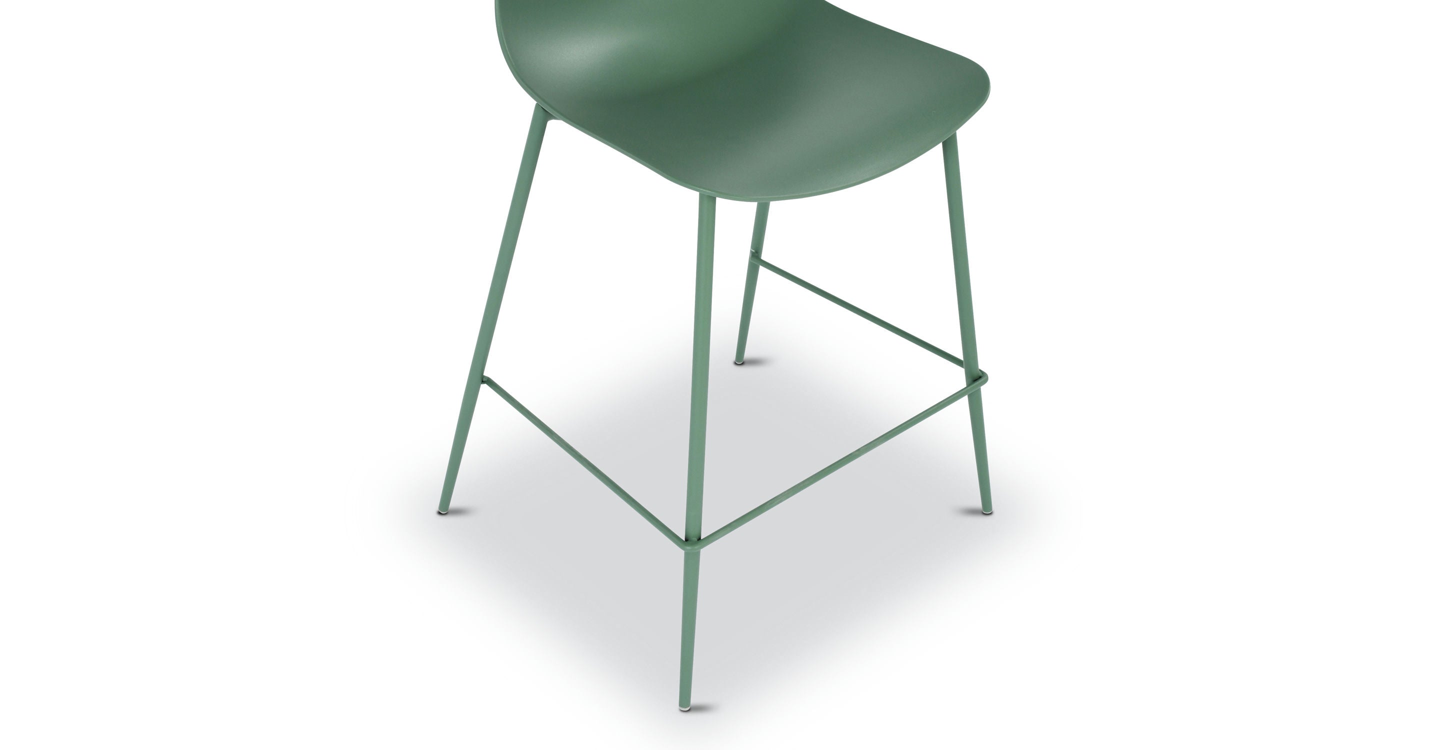Isla Counter Height Stool - Adjustable Bar Stool with Backrest, Modern Kitchen Island Stool for Dining & Breakfast Nook, Perfect for Home, Cafe & Restaurant Use