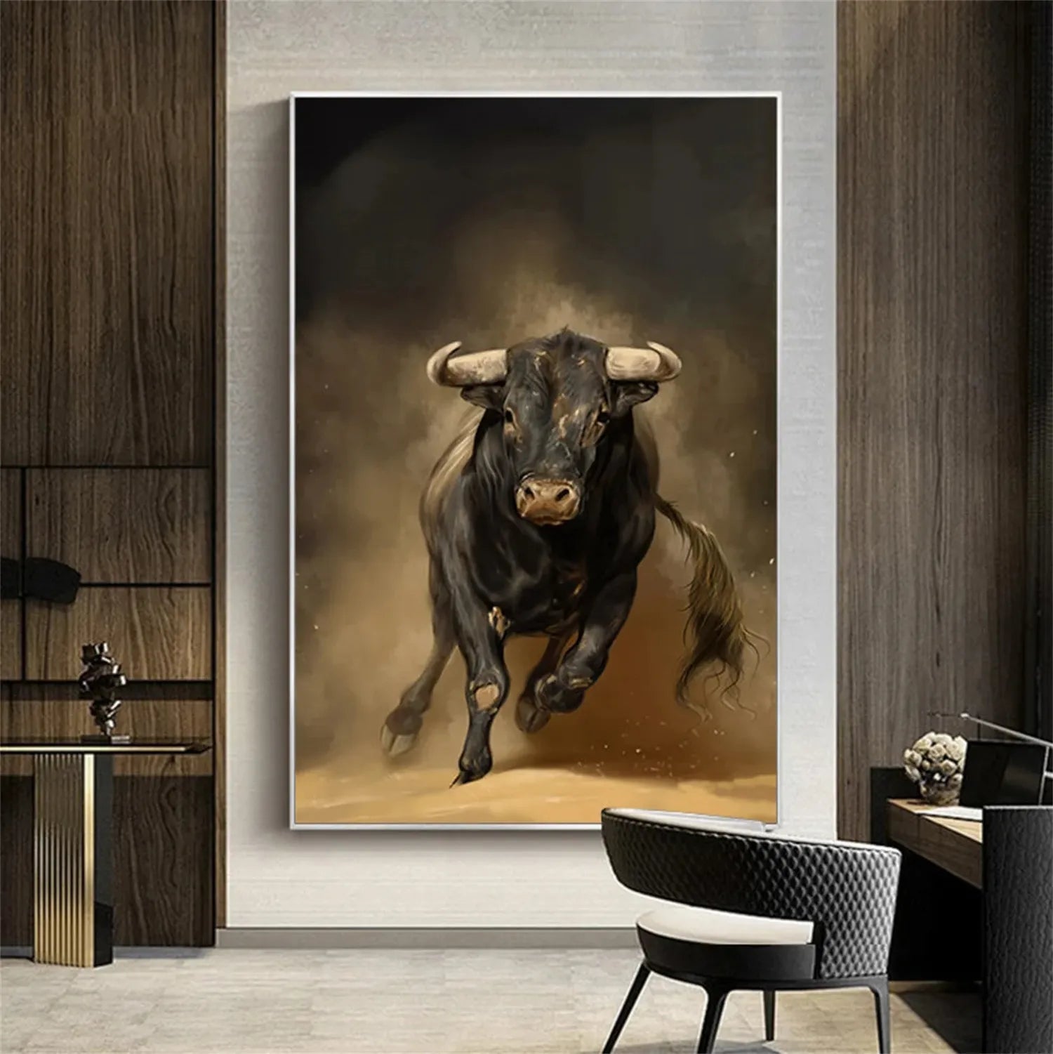Animal Art Painting #AP057 - Handmade Canvas Wall Decor for Living Room, Bedroom & Office | Wildlife & Nature Inspired Artwork