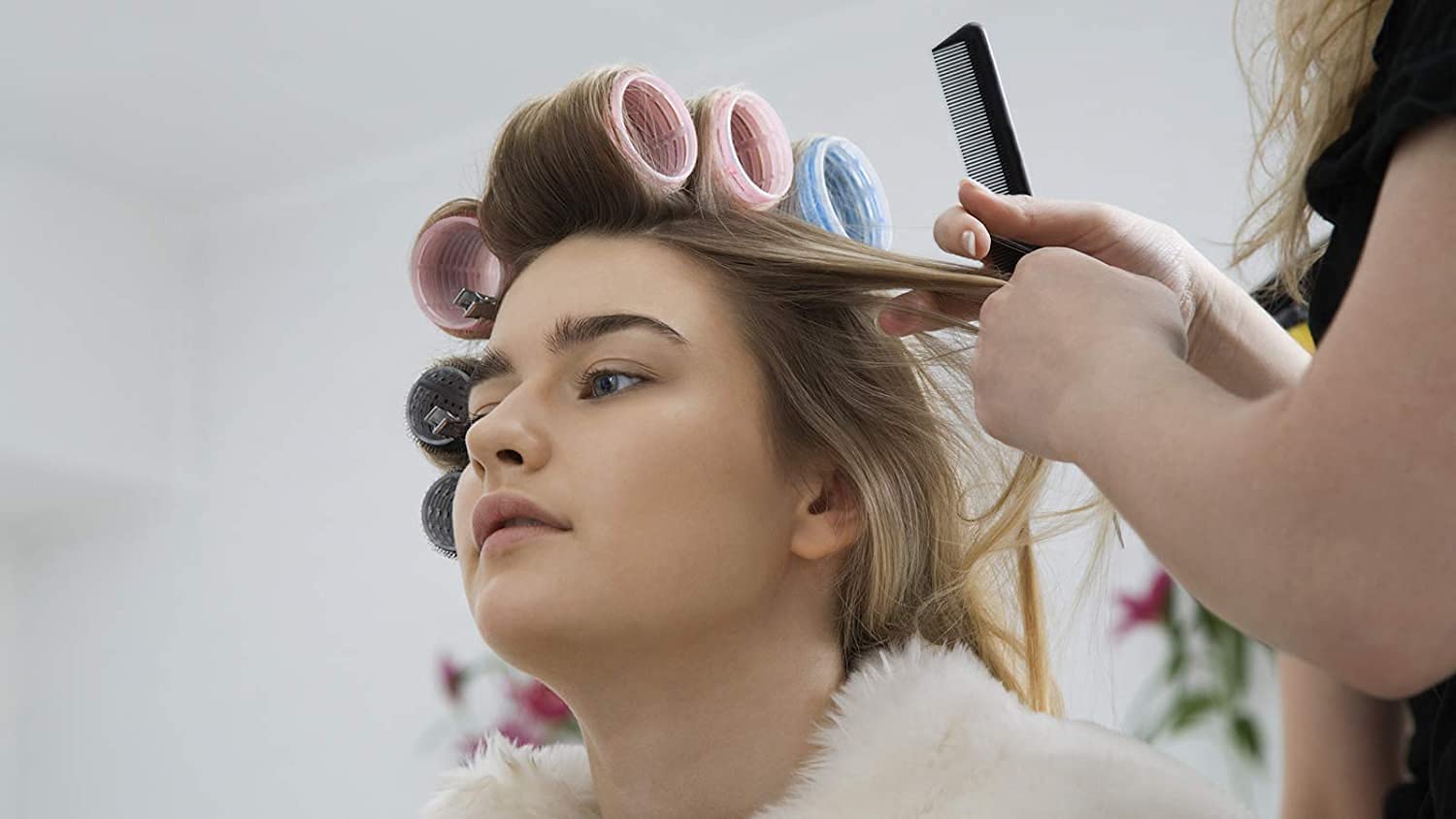 BOXO 6 Pack Heatless Hair Rollers for Women & Girls - No Heat Curling Set for Volume & Waves - Perfect for Overnight Styling, Salon-Like Results at Home