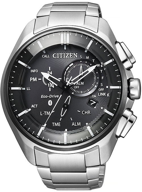 CITIZEN BZ1041-57E Eco-Drive Bluetooth Super Titanium Watch - Japanese Made JDM Model for Men | Waterproof, Solar-Powered & Stylish for Business, Casual & Outdoor Activities