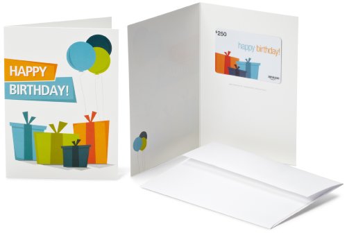 Amazon Gift Card - Birthday Greeting Card with Custom Designs | Perfect for Birthdays, Anniversaries & Special Occasions | Send as Thoughtful Present for Friends & Family