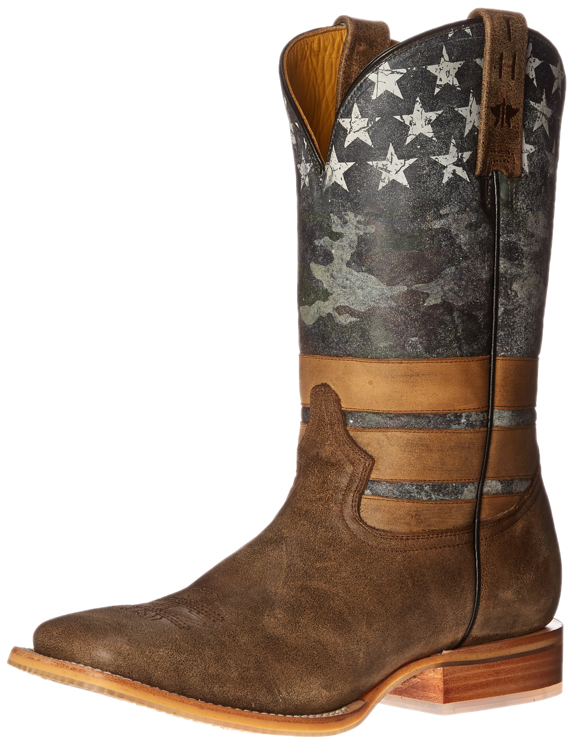 Tin Haul Men's Freedom Fashion Cowboy Boots - Western Style Leather Boots for Men | Perfect for Country Dancing, Rodeo & Casual Wear