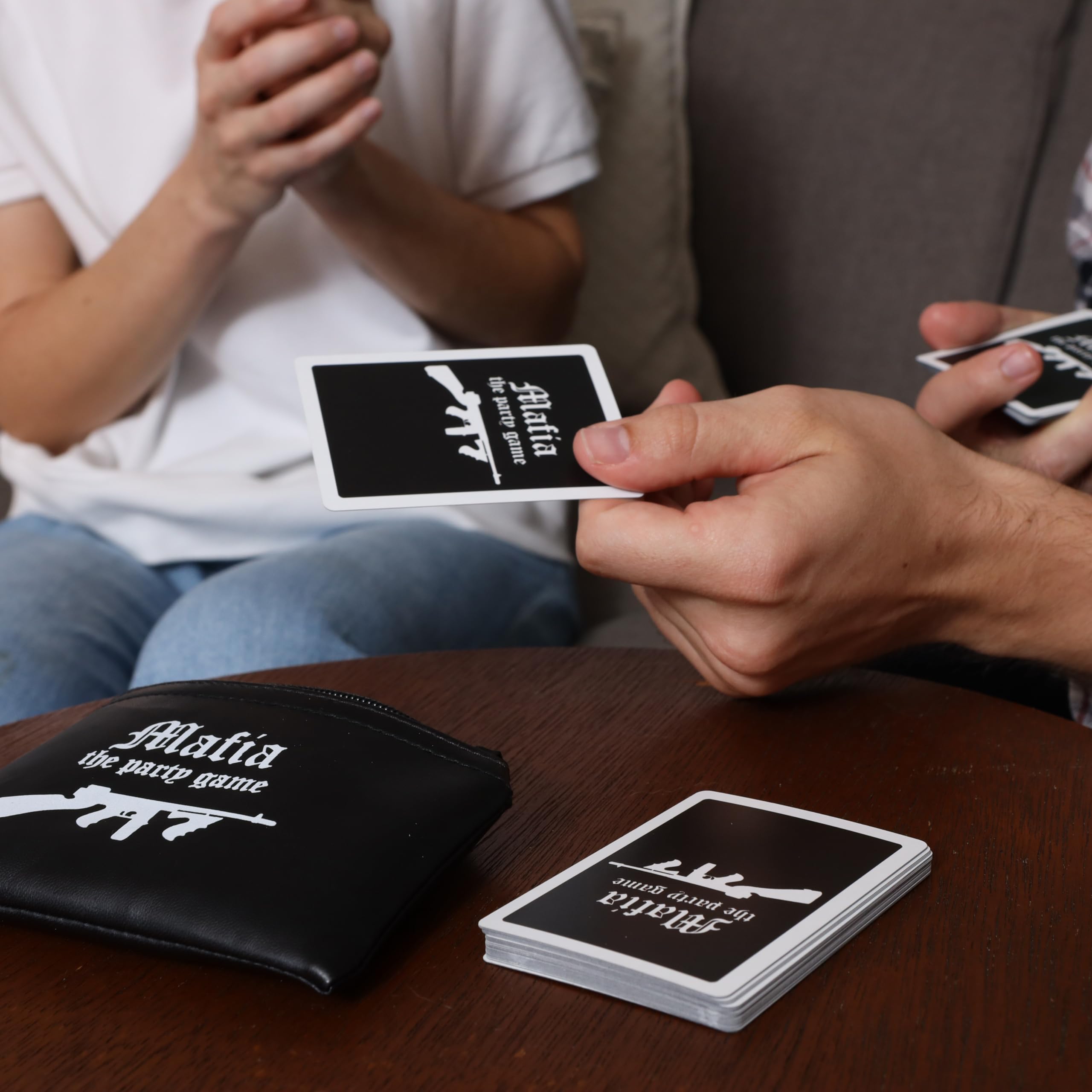Mafia Party Game - Bluffing & Deception Card Game for Adults & Teens - 38 Role Cards - Interactive Social Deduction Board Game for Friends & Family - Perfect for Game Nights, Parties & Team Building