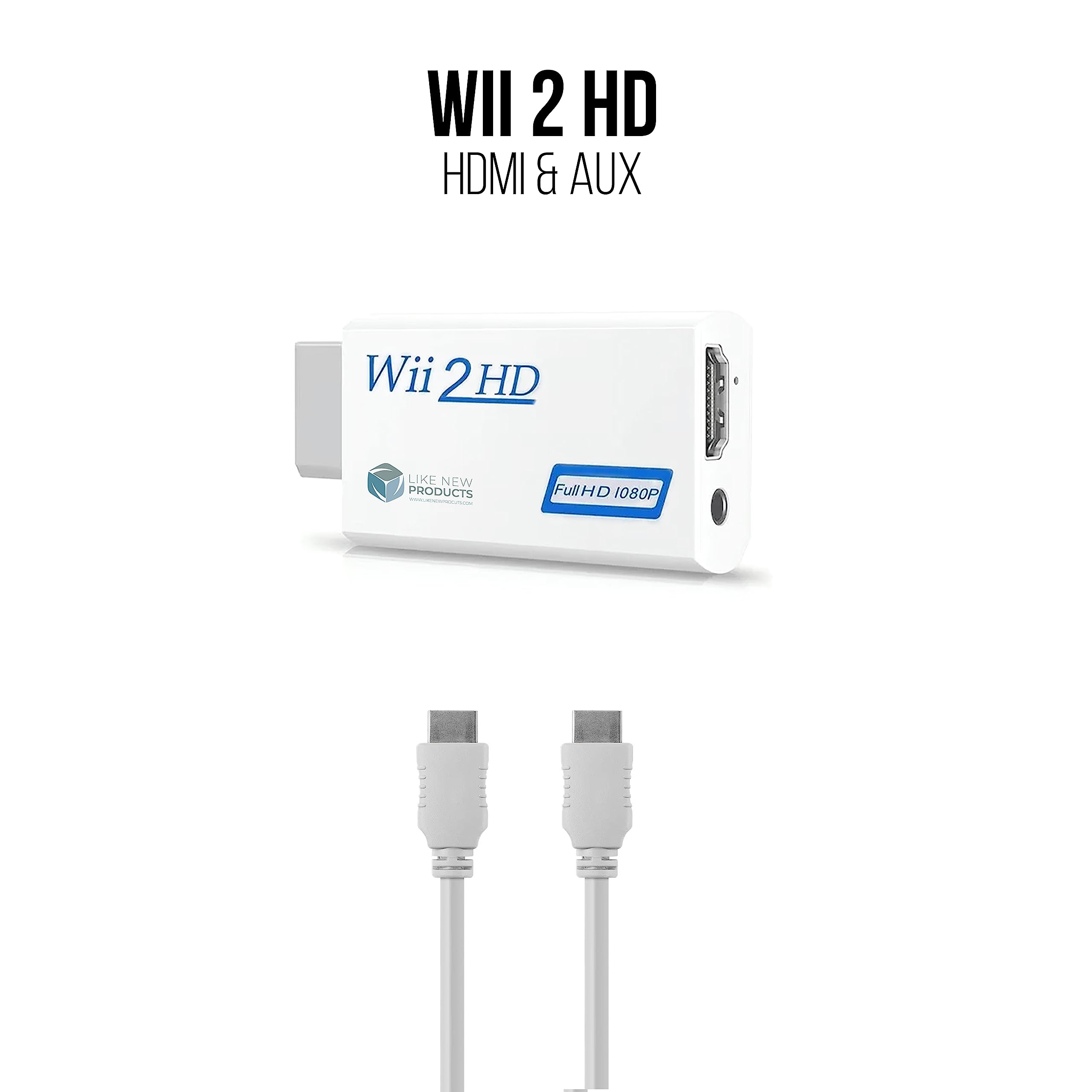 Refurbished Nintendo Wii Console - White with HDMI Bundle | Perfect for Family Gaming & Home Entertainment