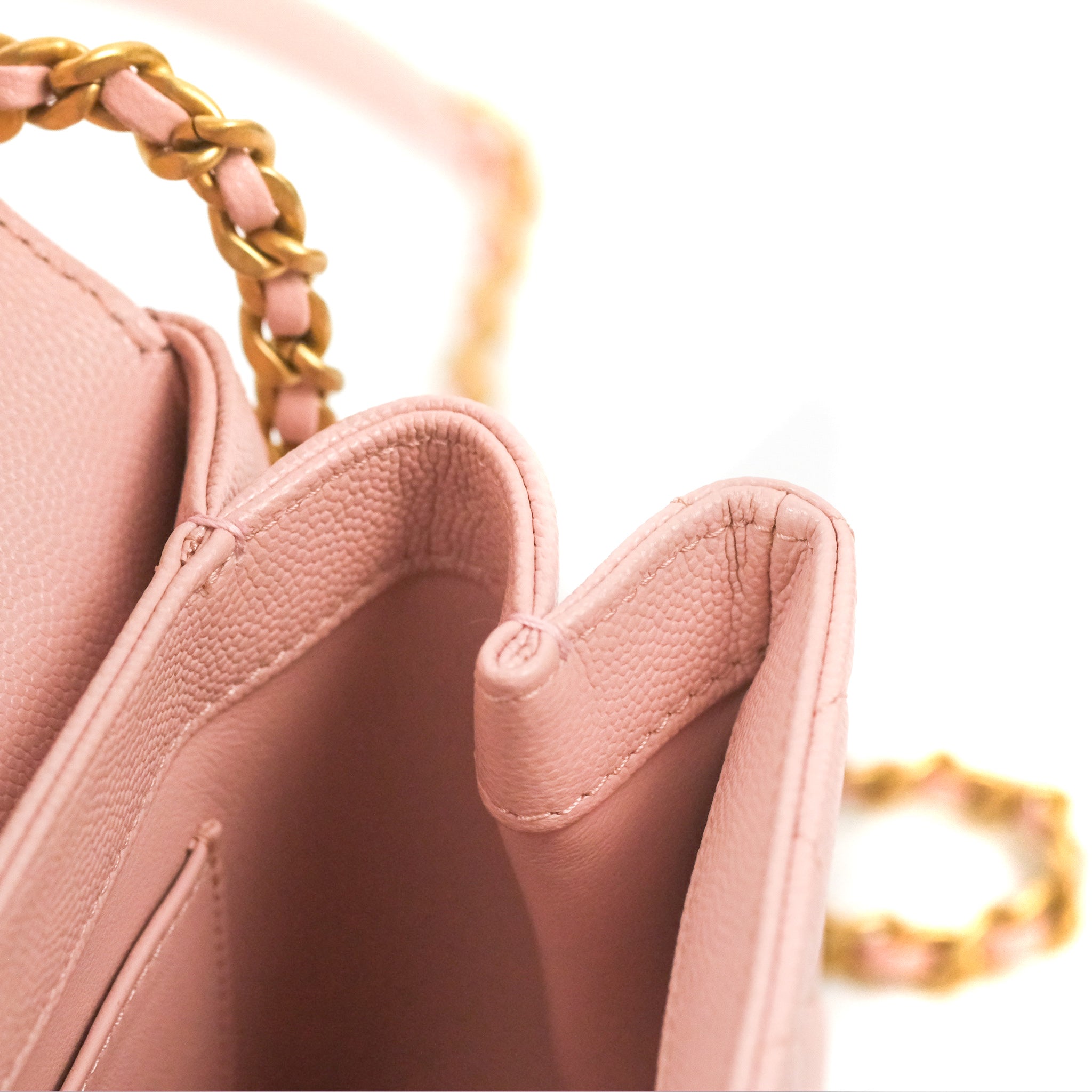 Chanel Carry Me Top Handle Flap Bag in Pink Caviar Leather with Aged Gold Hardware 23S Collection - Perfect for Date Nights, Parties & Special Occasions
