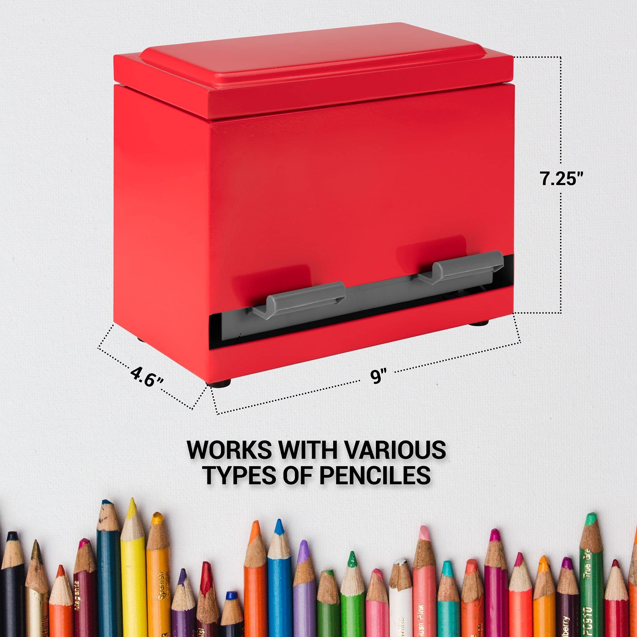 200-Pack Stainless Steel Pencil Dispenser for Classroom Organization - Teacher Supplies, Straw Dispenser & School Storage Caddy | Perfect for Elementary Classrooms, Office Desks & Craft Stations