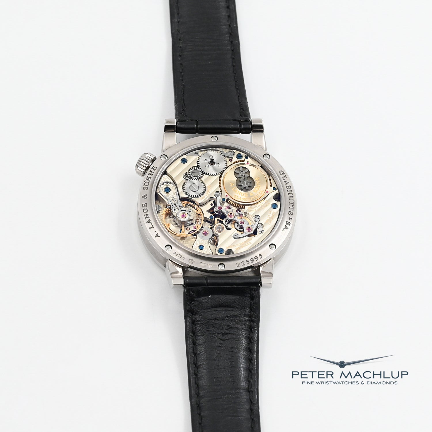 Luxury A. Lange & Söhne Zeitwerk Men's Watch - Genuine Leather Strap - German Precision Timepiece for Business & Formal Occasions