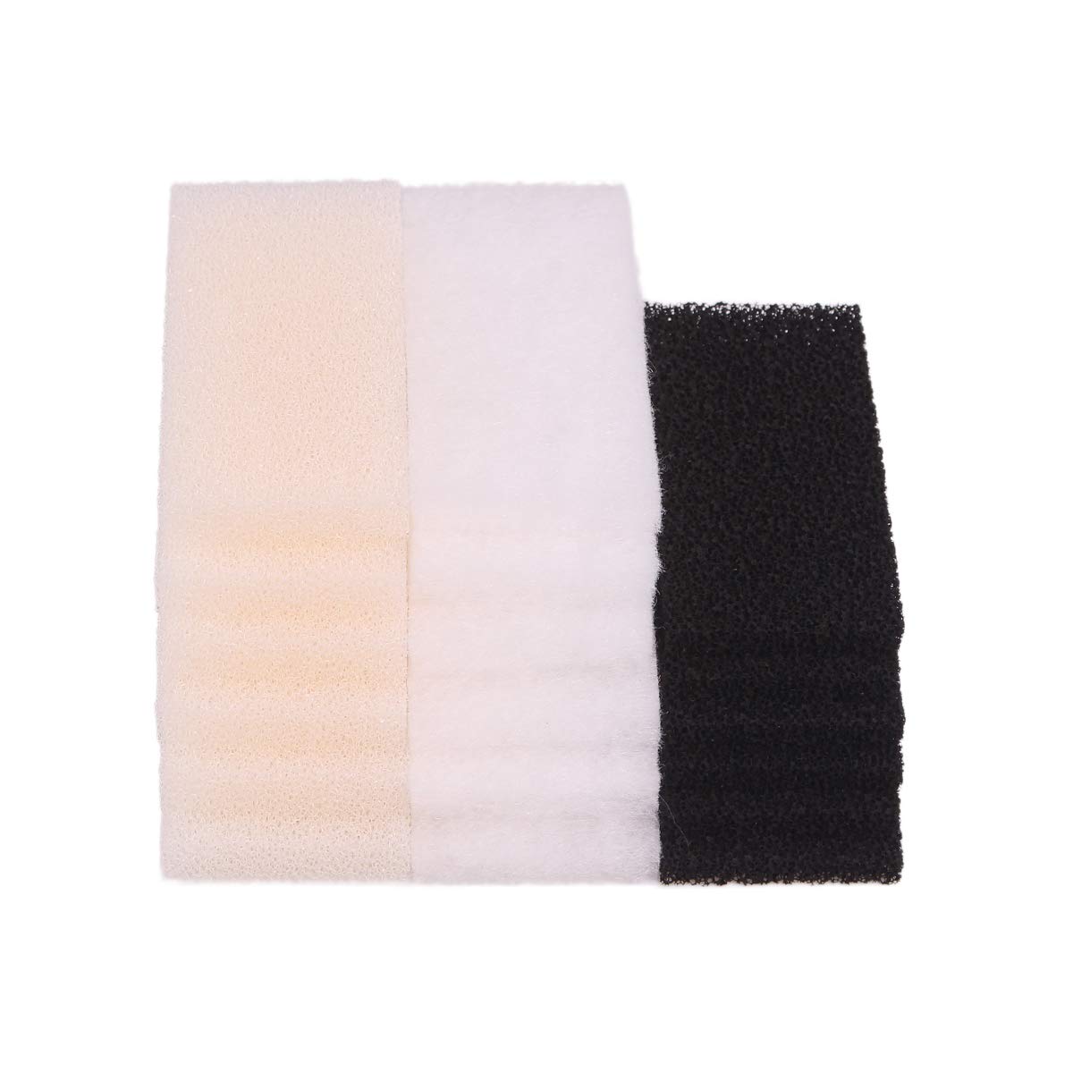 Fluval U2 Replacement Filter Pads - 6 Foam Pads, 6 Carbon Filters, 6 Polyester Pads - Compatible with Fluval U2 Internal Filter - Perfect for Aquarium, Fish Tank & Water Filtration System